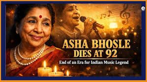 ಮೌನವಾಯಿತು ಸುಮಧುರ ಧ್ವನಿ: ಗಾಯಕಿ ಆಶಾ ಭೋಂಸ್ಲೆ ನಿಧನಕ್ಕೆ ದೇಶವೇ ಕಂಬನಿ.