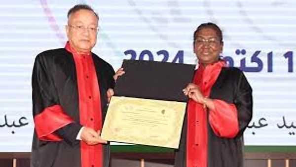 ರಾಷ್ಟ್ರಪತಿ ಮುರ್ಮುಗೆ ಅಲ್ಜೀರಿಯಾ ಡಾಕ್ಟರೇಟ್ ಗೌರವ
