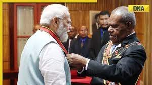 ಪ್ರಧಾನಿ ಮೋದಿಯವರಿಗೆ ಪಪುವಾ'ಗ್ರಾಂಡ್ ಚಾಂಪಿಯನ್ ಆಫ್ ದಿ ಆರ್ಡರ್ ಆಫ್ ಲೊಗೊಹು' ಪ್ರಶಸ್ತಿ ಪ್ರದಾನ