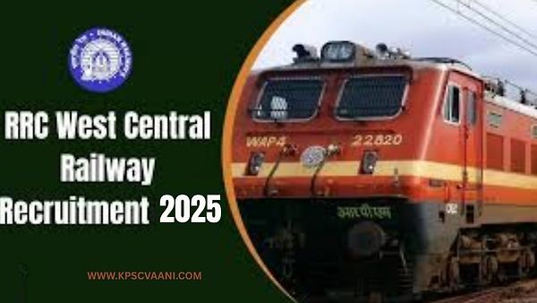 ಪಶ್ಚಿಮ ಮಧ್ಯ ರೈಲ್ವೆ ನೇಮಕಾತಿ 2025 – 2865 ಅಪ್ರೆಂಟಿಸ್ ಹುದ್ದೆಗಳಿಗೆ SSLC ಪಾಸಾದ ಅಭ್ಯರ್ಥಿಗಳಿಂದ ಅರ್ಜಿ ಆಹ್ವಾನ
