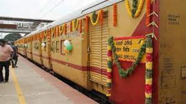 ಮುಖ್ಯಮಂತ್ರಿ ಬಿ.ಎಸ್.ಯಡಿಯೂರಪ್ಪನವರಿಂದ ಕಿಸಾನ್ ರೈಲಿಗೆ ಚಾಲನೆ
