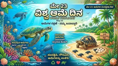 ಮೇ 23 ವಿಶ್ವ ಆಮೆ ದಿನ