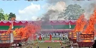 ಅಸ್ಸಾಂ ಸರ್ಕಾರವು 2,479 ಖಡ್ಗಮೃಗಗಳ ಕೊಂಬುಗಳ ದಹನ ಮಾಡಿದೆ