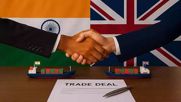 ಭಾರತ-ಬ್ರಿಟನ್ ಮುಕ್ತ ವ್ಯಾಪಾರ ಒಪ್ಪಂದ (FTA): 2030ರ ವೇಳೆಗೆ 115 ಬಿಲಿಯನ್ ಡಾಲರ್ ವ್ಯಾಪಾರ ಹಾಗೂ ಲಕ್ಷಾಂತರ ಉದ್ಯೋಗ ಸೃಷ್ಟಿ