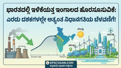 ಭಾರತದಲ್ಲಿ ಇಳಿಕೆಯತ್ತ ಇಂಗಾಲದ ಹೊರಸೂಸುವಿಕೆ: ಎರಡು ದಶಕಗಳಲ್ಲೇ ಅತ್ಯಂತ ನಿಧಾನಗತಿಯ ಬೆಳವಣಿಗೆ!