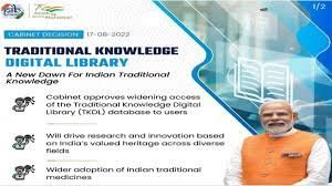 "ಸಾಂಪ್ರದಾಯಿಕ ಜ್ಞಾನ ಡಿಜಿಟಲ್ ಲೈಬ್ರರಿ (TKDL) ಡೇಟಾಬೇಸ್‌ನ ವ್ಯಾಪಕ ಪ್ರವೇಶವನ್ನು" ಅನುಮೋದಿಸಿದ ಕೇಂದ್ರ ಕ್ಯಾಬಿನೆಟ್