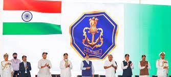 ಭಾರತೀಯ ನೌಕಾಪಡೆಯ ಹೊಸ ಧ್ವಜವನ್ನು ಅನಾವರಣಗೊಳಿಸಿದ ಪ್ರಧಾನಿ ನರೇಂದ್ರ ಮೋದಿ