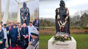 ಫ್ರಾನ್ಸ್‌ನಲ್ಲಿ ತಮಿಳು ಐಕಾನ್ 'ತಿರುವಳ್ಳುವರ್' ಪ್ರತಿಮೆ ಅನಾವರಣ