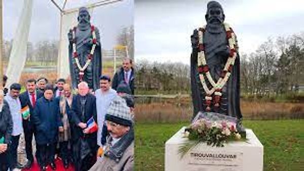 ಫ್ರಾನ್ಸ್‌ನಲ್ಲಿ ತಮಿಳು ಐಕಾನ್ 'ತಿರುವಳ್ಳುವರ್' ಪ್ರತಿಮೆ ಅನಾವರಣ