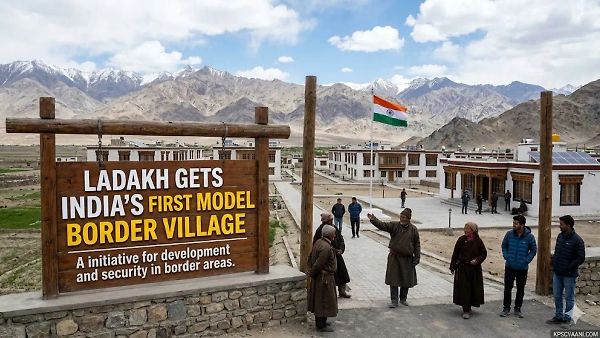 ಭಾರತದ ಮೊದಲ ಮಾದರಿ ಗಡಿ ಗ್ರಾಮವಾಗಿ ಲಡಾಖ್‌ನ ಚುಮೂರ್ (Ladakh Chumur Village) ಆಯ್ಕೆ