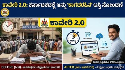 ಕಾವೇರಿ 2.0: ಕರ್ನಾಟಕದಲ್ಲಿ ಇನ್ನು 'ಕಾಗದರಹಿತ' ಆಸ್ತಿ ನೋಂದಣಿ