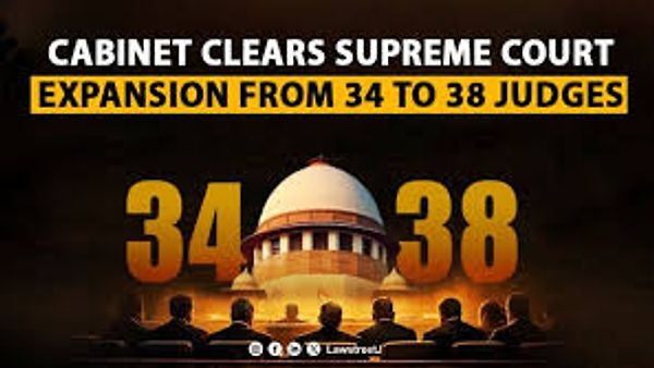 ಸುಪ್ರೀಂ ಕೋರ್ಟ್ ನ್ಯಾಯಮೂರ್ತಿಗಳ ಸಂಖ್ಯೆ 38ಕ್ಕೆ ಏರಿಕೆ: ಕೇಂದ್ರ ಸಚಿವ ಸಂಪುಟದಿಂದ ಮಹತ್ವದ ಅನುಮೋದನೆ