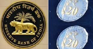 RBIನಿಂದ ಹೊಸ 20 ರೂ.  ಮುಖಬೆಲೆಯ ನಾಣ್ಯ ಚಲಾವಣೆ