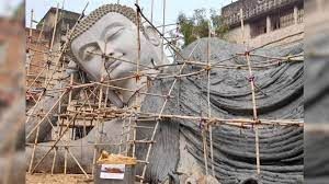 ಭಗವಾನ್ ಬುದ್ಧನ ಭಾರತದ ಅತಿದೊಡ್ಡ ಒರಗಿರುವ ಪ್ರತಿಮೆ