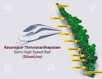 ಕೇರಳದ ಸಿಲ್ವರ್‌ಲೈನ್ ಯೋಜನೆ ವಿರುದ್ಧ ಪ್ರತಿಭಟನೆ