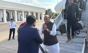 ಎಸ್‌ಸಿಒ ರಕ್ಷಣಾ ಸಚಿವರ ಸಭೆ: ಕಿರ್ಗಿಸ್ತಾನ್‌ ಪ್ರವಾಸದಲ್ಲಿ ರಾಜನಾಥ್ ಸಿಂಗ್; ಭಯೋತ್ಪಾದನೆ ವಿರುದ್ಧ ಭಾರತದ ಕಠಿಣ ಸಂದೇಶ