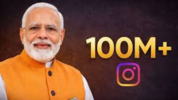 ವಿಶ್ವ ದಾಖಲೆ ಬರೆದ ಪ್ರಧಾನಿ ಮೋದಿ: ಇನ್‌ಸ್ಟಾಗ್ರಾಂನಲ್ಲಿ 10 ಕೋಟಿ  ಫಾಲೋವರ್ಸ್ ಗಳಿಸಿದ ವಿಶ್ವದ ಮೊದಲ ನಾಯಕ!