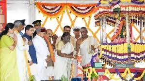 ಇಂದು ನಾಡಹಬ್ಬ ದಸರಾಗೆ ಚಾಲನೆ ನೀಡಿದ ರಾಷ್ಟ್ರಪತಿ ದ್ರೌಪದಿ ಮುರ್ಮು