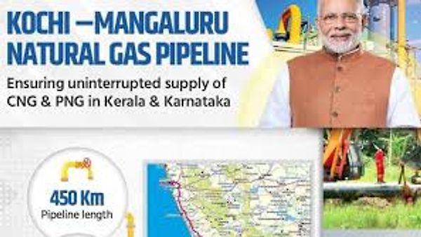 ಪ್ರಧಾನಿ ಮೋದಿಯಿಂದ ಕೊಚ್ಚಿ- ಮಂಗಳೂರು ನ್ಯಾಚುರಲ್ ಗ್ಯಾಸ್ ಪೈಪ್ ಲೈನ್ ಉದ್ಘಾಟಣೆ