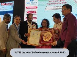 RITES Ltd 2023 ರ ಸುರಕ್ಷತಾ ನಾವೀನ್ಯತೆ ಪ್ರಶಸ್ತಿ ಪಡೆದುಕೊಂಡಿದೆ