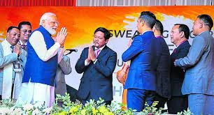 ಮೇಘಾಲಯ ಮತ್ತು ನಾಗಾಲ್ಯಾಂಡ್‌ ಮುಖ್ಯಮಂತ್ರಿಯಾಗಿ ಕಾಮ್ರಾಡ್ ಸಂಗ್ಮಾ ಮತ್ತು ನೇಫಿಯು ರಿಯೊ ಪ್ರಮಾಣ ವಚನ ಸ್ವೀಕಾರ