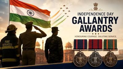 ಸ್ವಾತಂತ್ರ್ಯ ದಿನಾಚರಣೆ 2026: ಪೊಲೀಸ್ ಮತ್ತು ಅಗ್ನಿಶಾಮಕ ಸಿಬ್ಬಂದಿಗೆ 301 ಶೌರ್ಯ ಪದಕ ಪ್ರಕಟ