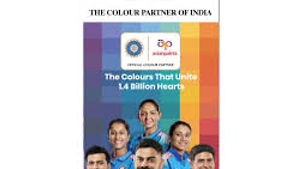 ಏಷ್ಯನ್ ಪೇಂಟ್ಸ್: ಟೀಮ್ ಇಂಡಿಯಾದ ಅಧಿಕೃತ ಬಣ್ಣ ಪಾಲುದಾರರಾಗಿ ಆಯ್ಕೆ!