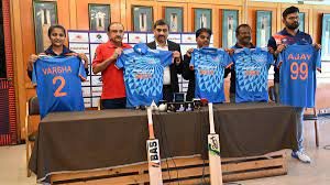 ವಿಶ್ವ ಅಂಧರ ಕ್ರೀಡಾಕೂಟ : ಭಾರತ ಕ್ರಿಕೆಟ್ ತಂಡಗಳ ಅಜಯ್, ವರ್ಷಾಗೆ ನಾಯಕತ್ವ