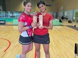 ಬ್ಯಾಡ್ಮಿಂಟನ್: ಭಾರತದ ತನೀಷಾ- ಅಶ್ವಿನಿ ಜೋಡಿಗೆ ಪ್ರಶಸ್ತಿ