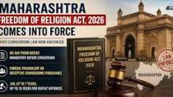 ಮಹಾರಾಷ್ಟ್ರ ಧಾರ್ಮಿಕ ಸ್ವಾತಂತ್ರ್ಯ ಕಾಯ್ದೆ 2026: ರಾಷ್ಟ್ರಪತಿ ದ್ರೌಪದಿ ಮುರ್ಮು ಅಂಕಿತ
