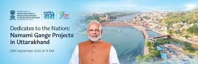 ನಮಾಮಿ ಗಂಗೆ ಮಿಷನ್​​ನಡಿ ಆರು ಬೃಹತ್​ ಯೋಜನೆಗಳಿಗೆ ಚಾಲನೆ ನೀಡಿದ ಪ್ರಧಾನಿ ಮೋದಿ