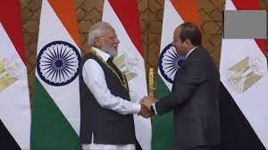 ಪ್ರಧಾನಿ ಮೋದಿಗೆ ಈಜಿಪ್ಟ್‌ನ ಅತ್ಯುನ್ನತ ಗೌರವ 'Order of the Nile'  ಪ್ರದಾನ