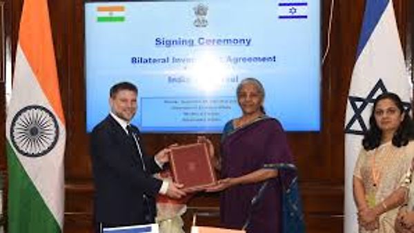 ಭಾರತ ಮತ್ತು ಇಸ್ರೇಲ್ ದ್ವಿಪಕ್ಷೀಯ ಹೂಡಿಕೆ ಒಪ್ಪಂದಕ್ಕೆ ಸಹಿ