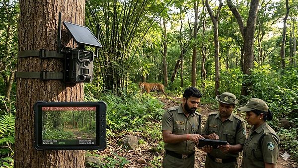 ಬಂಡೀಪುರ ಅರಣ್ಯದಲ್ಲಿ ಎಐ ಕ್ರಾಂತಿ: ಪ್ರಾಣಿಗಳ ಚಲನವಲನ ಪತ್ತೆ ಹಚ್ಚಲು 10 ಕಿ.ಮೀ ವ್ಯಾಪ್ತಿಯ ಸ್ಮಾರ್ಟ್ ಕ್ಯಾಮೆರಾ!