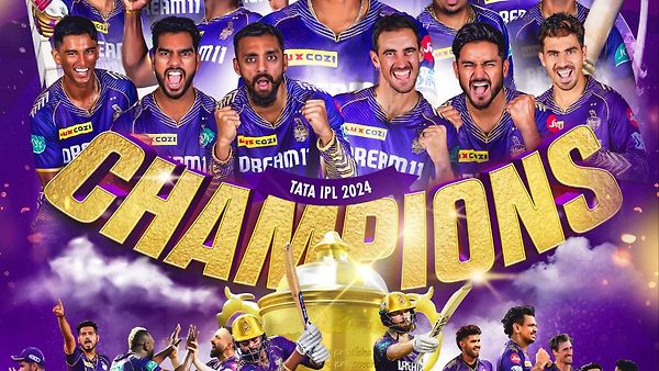 ಐಪಿಎಲ್ ಫೈನಲ್ 2024 : ಸನ್‌ರೈಸರ್ಸ್‌ ಮಣಿಸಿ 3ನೇ ಐಪಿಎಲ್‌ ಟ್ರೋಫಿಗೆ ಮುತ್ತಿಕ್ಕಿದ ಕೋಲ್ಕತ್ತಾ ನೈಟ್‌ ರೈಡರ್ಸ್