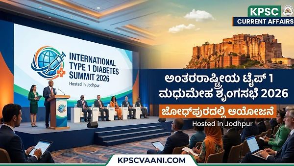 ಅಂತರರಾಷ್ಟ್ರೀಯ ಟೈಪ್ 1 ಮಧುಮೇಹ ಶೃಂಗಸಭೆ 2026: ಜೋಧ್‌ಪುರದಲ್ಲಿ ಆಯೋಜನೆ