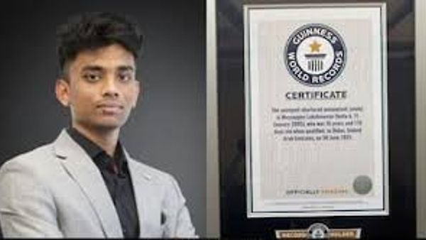 16ರ ಹರೆಯದಲ್ಲೇ 'ವಿಶ್ವದ ಅತ್ಯಂತ ಕಿರಿಯ ಸಿಎ': ಗಿನ್ನೆಸ್ ವಿಶ್ವದಾಖಲೆ ಬರೆದ ಭಾರತೀಯ ಮೂಲದ ಲಕ್ಷ್ಮಣನ್ ಮೇಯಪ್ಪನ್!