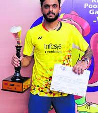 ರಾಷ್ಟ್ರೀಯ ಬ್ಯಾಡ್ಮಿಂಟನ್ : ಕರ್ನಾಟಕದ ಮಿಥುನ್‌ ಪ್ರಶಸ್ತಿ