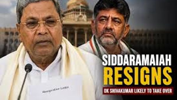 ಕರ್ನಾಟಕ ರಾಜಕೀಯ ದಿಕ್ಸೂಚಿ ಬದಲಾವಣೆ: ಸಿಎಂ ಸ್ಥಾನಕ್ಕೆ ಸಿದ್ದರಾಮಯ್ಯ ರಾಜೀನಾಮೆ