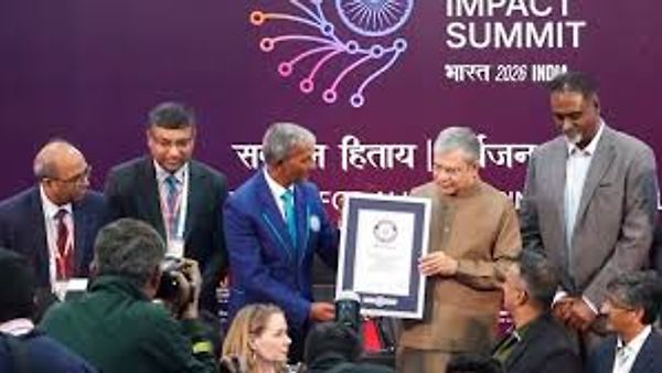 ಇಂಡಿಯಾ AI ಇಂಪ್ಯಾಕ್ಟ್ ಶೃಂಗಸಭೆ 2026: ಭಾರತಕ್ಕೆ ಗಿನ್ನೆಸ್ ವಿಶ್ವ ದಾಖಲೆಯ ಗರಿ!