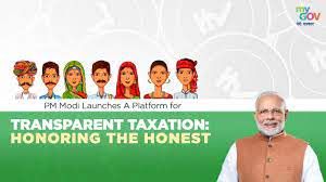 "ಪಾರದರ್ಶಕ ತೆರಿಗೆ-ಪ್ರಾಮಾಣಿಕ ತೆರಿಗೆದಾರರಿಗೆ ಗೌರವ" ಪ್ಲಾಟ್ ಫಾರ್ಮ್ ಗೆ ಪ್ರಧಾನಿ ಮೋದಿಯಿಂದ ಚಾಲನೆ