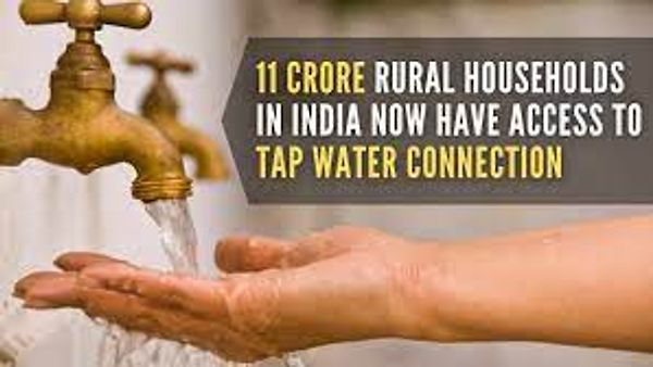 ಜಲ ಜೀವನ್ ಮಿಷನ್ 11 ಕೋಟಿ ಟ್ಯಾಪ್ ವಾಟರ್ ಸಂಪರ್ಕಗಳನ್ನು ಸಾಧಿಸಿದೆ