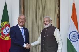 ಪ್ರಧಾನಿ ಮೋದಿ ಜೊತೆ ಪೋರ್ಚುಗೀಸ್ ಅಧ್ಯಕ್ಷರ ದ್ವಿಪಕ್ಷೀಯ ಮಾತುಕತೆ