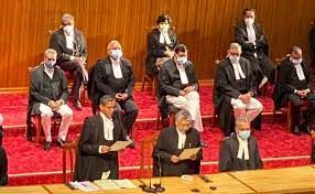ಏಕಕಾಲದಲ್ಲಿ ಸುಪ್ರೀಂಕೋರ್ಟ್ ನ 9 ನ್ಯಾಯಾಧೀಶರ ಪ್ರಮಾಣವಚನ ಸ್ವೀಕಾರ