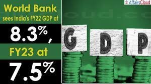 ಭಾರತಕ್ಕೆ ವಿಶ್ವಬ್ಯಾಂಕ್‌ನ GDP ಪ್ರೊಜೆಕ್ಷನ್