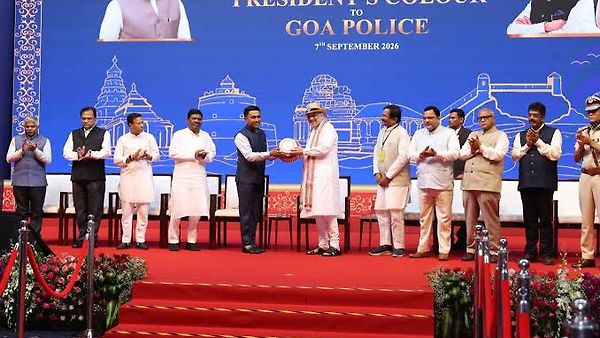 ಗೋವಾ ಪೊಲೀಸ್‌ಗೆ ಅತ್ಯುನ್ನತ ‘ಪ್ರೆಸಿಡೆಂಟ್ಸ್ ಕಲರ್’ ಗೌರವ