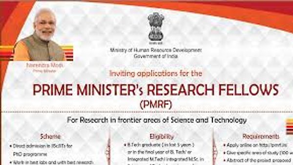 ಪ್ರಧಾನಿ ಸಂಶೋಧನಾ ಫೆಲೋಶಿಪ್ ಯೋಜನೆಗೆ (PMRAF) ತಿದ್ದುಪಡಿ