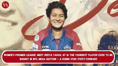 WPL ಇತಿಹಾಸದಲ್ಲಿ ತಮ್ಮದೇ ಗುರುತು: 16 ವರ್ಷದ ದೀಯಾ ಯಾದವ್, ಅತಿಕಿರಿಯ ಹರಾಜು ಆಟಗಾರ್ತಿ