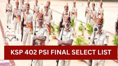 ಕರ್ನಾಟಕ ಪೊಲೀಸ್ ಇಲಾಖೆಯಿಂದ 402 Civil PSI ಹುದ್ದೆಗಳ ಅಂತಿಮ ಆಯ್ಕೆ ಪಟ್ಟಿ ಇದೀಗ ಪ್ರಕಟ | ಈ ಕುರಿತು ಮಾಹಿತಿ ನಿಮಗಾಗಿ