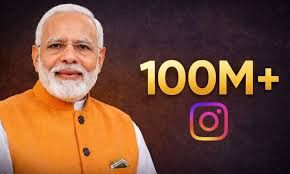 ವಿಶ್ವ ದಾಖಲೆ ಬರೆದ ಪ್ರಧಾನಿ ಮೋದಿ: ಇನ್‌ಸ್ಟಾಗ್ರಾಂನಲ್ಲಿ 10 ಕೋಟಿ  ಫಾಲೋವರ್ಸ್ ಗಳಿಸಿದ ವಿಶ್ವದ ಮೊದಲ ನಾಯಕ!
